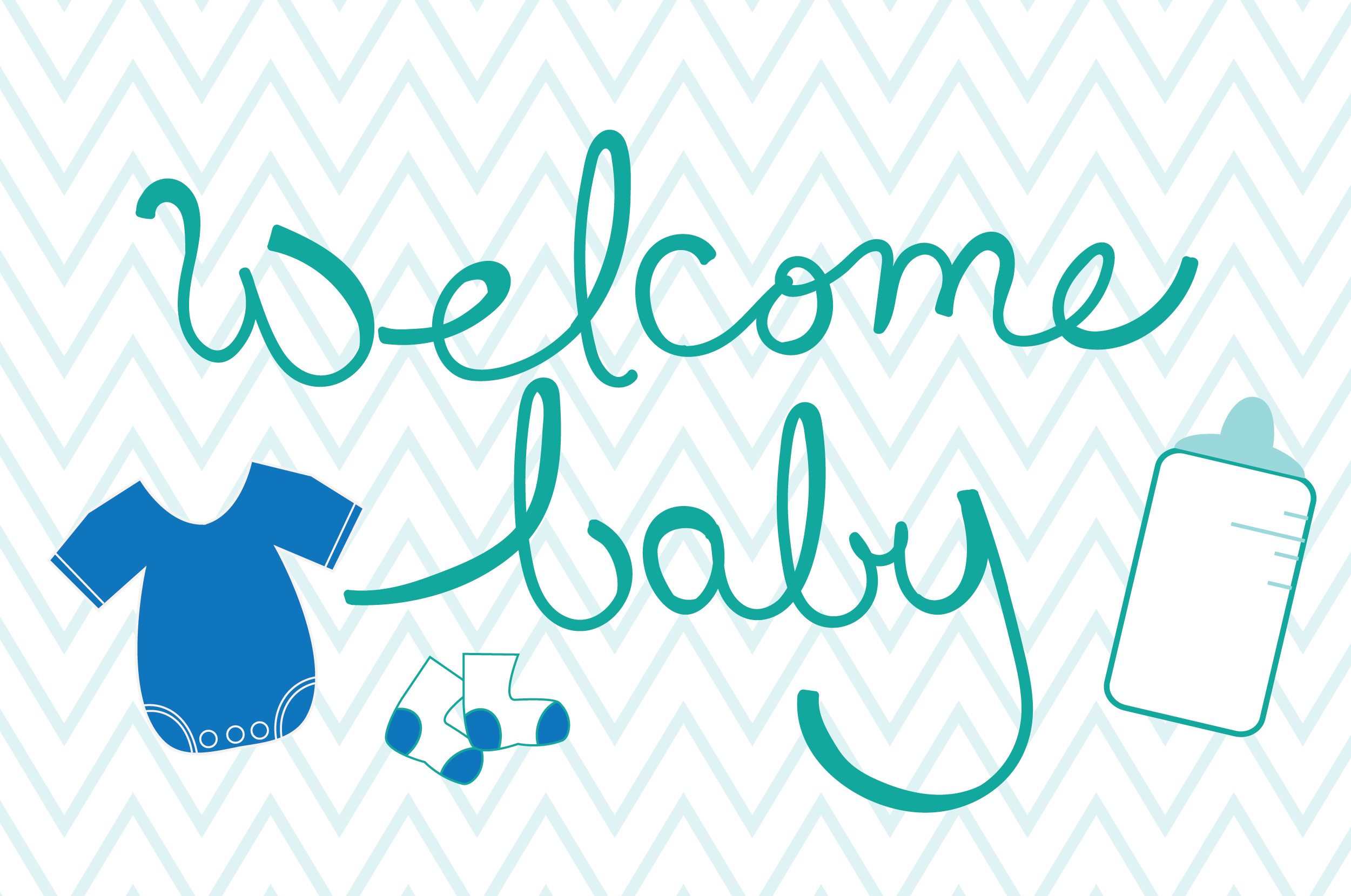 welcome baby boy card